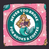 Never Too Broke for Books & Coffee Seamless File