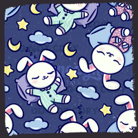 Sleepy Bunnies Seamless File