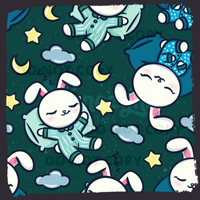 Sleepy Bunnies Seamless File