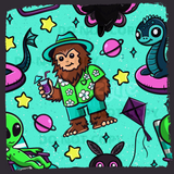 Summer Cryptids Seamless File