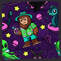Summer Cryptids Seamless File
