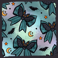Boo-tiful Bows FREAKIN BATS Seamless File