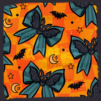 Boo-tiful Bows FREAKIN BATS Seamless File