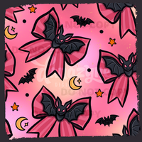 Boo-tiful Bows FREAKIN BATS Seamless File
