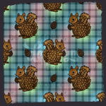 Enchanted Critters Pinecone Squirrel Seamless File