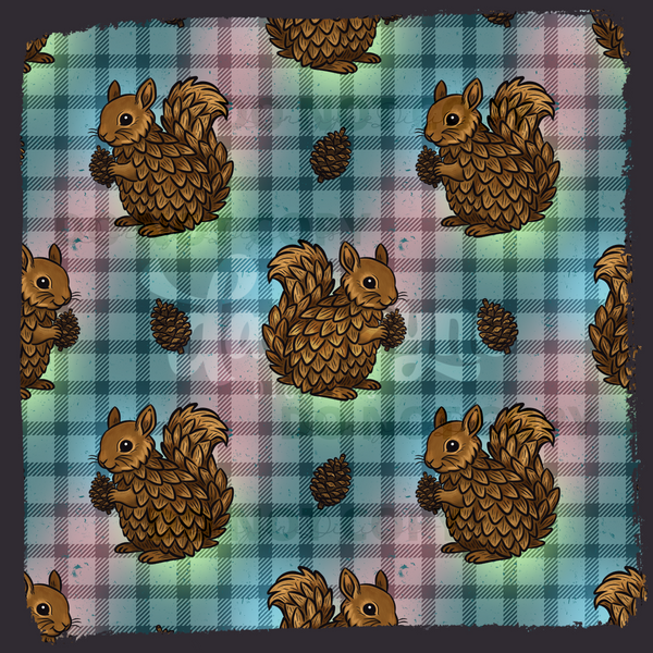 Enchanted Critters Pinecone Squirrel Seamless File