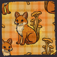 Enchanted Critters Chanterelle Fox Seamless File