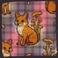 Enchanted Critters Chanterelle Fox Seamless File