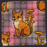 Enchanted Critters Chanterelle Fox Seamless File
