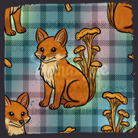 Enchanted Critters Chanterelle Fox Seamless File