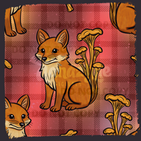 Enchanted Critters Chanterelle Fox Seamless File