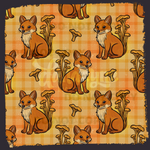 Enchanted Critters Chanterelle Fox Seamless File
