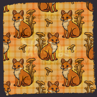 Enchanted Critters Chanterelle Fox Seamless File