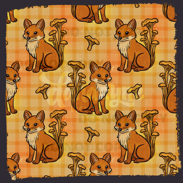 Enchanted Critters Chanterelle Fox Seamless File
