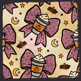 Basic Fall Bows - Pumpkin Spice - Seamless File