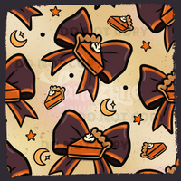Basic Fall Bows - Here for the Pie - Seamless File