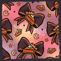 Basic Fall Bows - Here for the Pie - Seamless File
