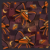 Basic Fall Bows - Here for the Pie - Seamless File