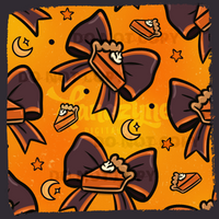 Basic Fall Bows - Here for the Pie - Seamless File