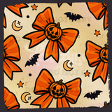 Basic Fall Bows - Pumpkin - Seamless File