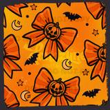 Basic Fall Bows - Pumpkin - Seamless File