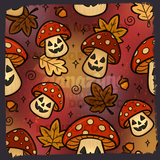 Fall Jack O'Shroom Seamless File + Matching PNG