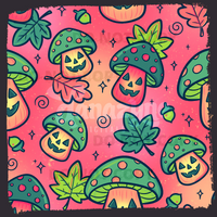 Melon Jack O'Shroom Seamless File + Matching PNG