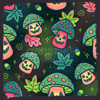Melon Jack O'Shroom Seamless File + Matching PNG