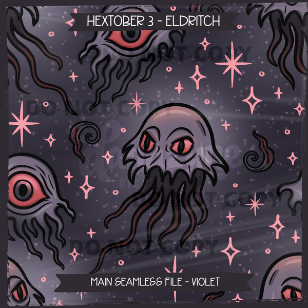 Hextober #3 ELDRITCH Seamless Files & Matching PNGs