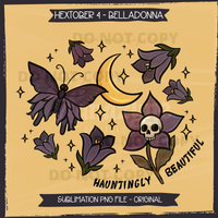 Hextober #4 BELLADONNA Seamless Files & Matching PNGs