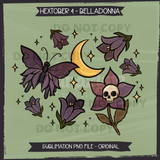 Hextober #4 BELLADONNA Seamless Files & Matching PNGs