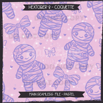 Hextober #8 COQUETTE Seamless Files & Matching PNGs