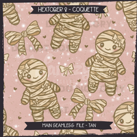Hextober #8 COQUETTE Seamless Files & Matching PNGs