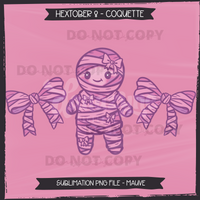 Hextober #8 COQUETTE Seamless Files & Matching PNGs