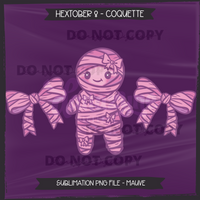 Hextober #8 COQUETTE Seamless Files & Matching PNGs