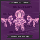 Hextober #8 COQUETTE Seamless Files & Matching PNGs