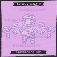Hextober #8 COQUETTE Seamless Files & Matching PNGs