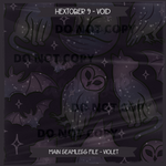 Hextober #9 VOID Seamless Files & Matching PNGs