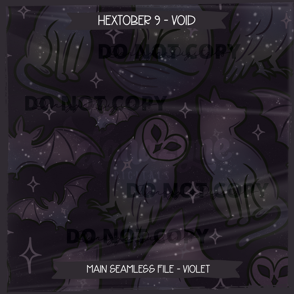 Hextober #9 VOID Seamless Files & Matching PNGs