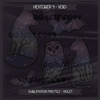 Hextober #9 VOID Seamless Files & Matching PNGs