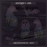 Hextober #9 VOID Seamless Files & Matching PNGs