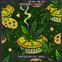Hextober #11 BAKED Seamless Files & Matching PNGs