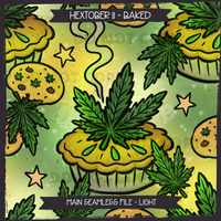 Hextober #11 BAKED Seamless Files & Matching PNGs