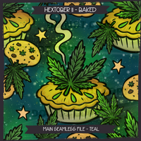 Hextober #11 BAKED Seamless Files & Matching PNGs