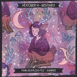 Hextober #14 BESTIARY Seamless Files, COORDs & Matching PNGs