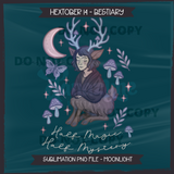 Hextober #14 BESTIARY Seamless Files, COORDs & Matching PNGs