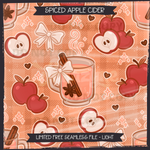 SPICED APPLE CIDER - FREEBIE Seamless Files