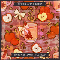 SPICED APPLE CIDER - FREEBIE Seamless Files
