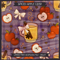 SPICED APPLE CIDER - FREEBIE Seamless Files