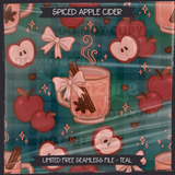 SPICED APPLE CIDER - FREEBIE Seamless Files